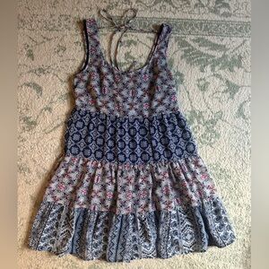 Bohemian Tiered Mini Dress